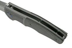 Reate Mini Crossroads M390, Black Micarta MCR-BLM Couteau De Poche, Kirby Lambert Design -Couteausuisse Magasin RT MCR BLM 08 reate