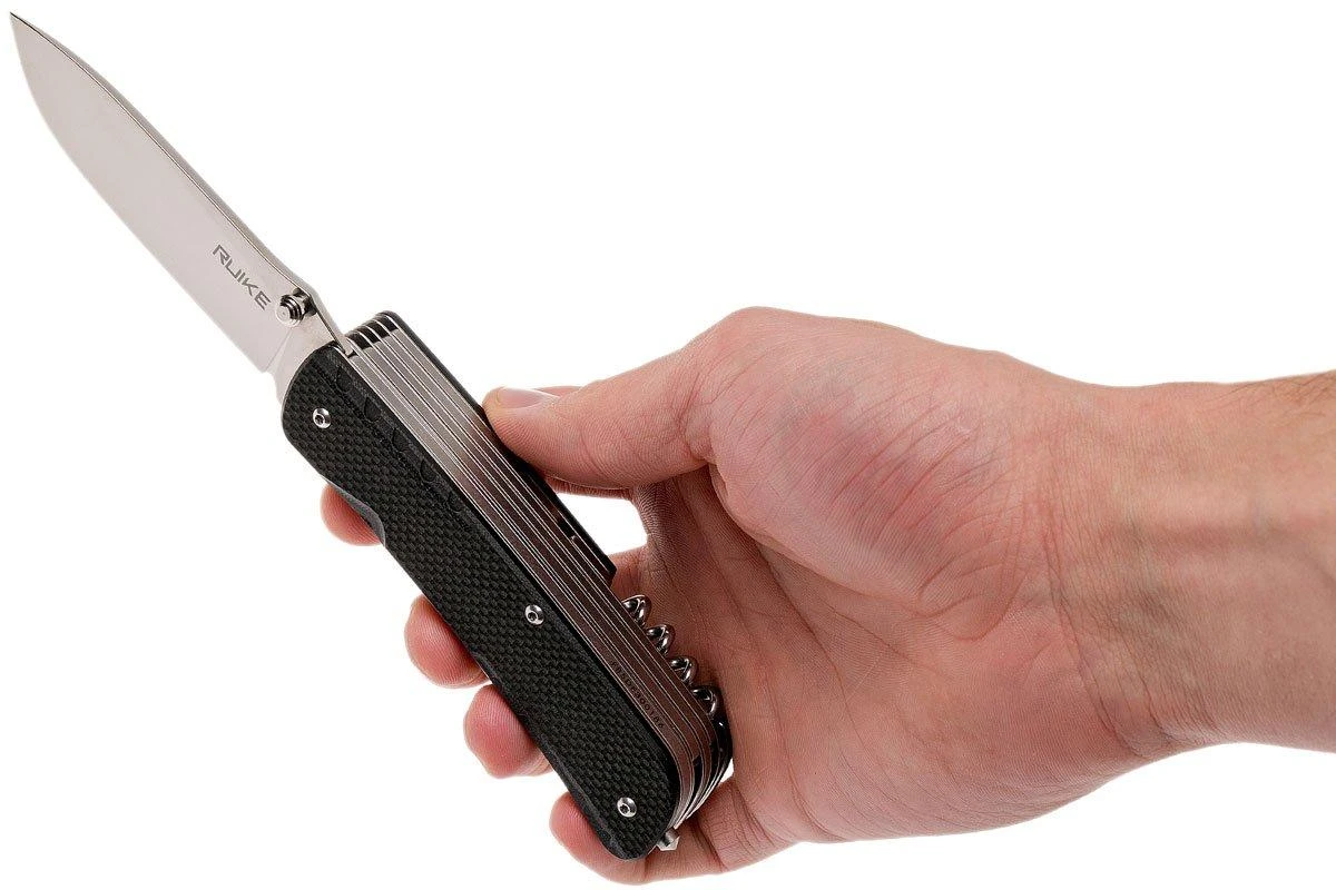 Ruike LD51-B Trekker Couteau De Poche, Noir 8 Ruike LD51-B Trekker Couteau De Poche, Noir – Image 6