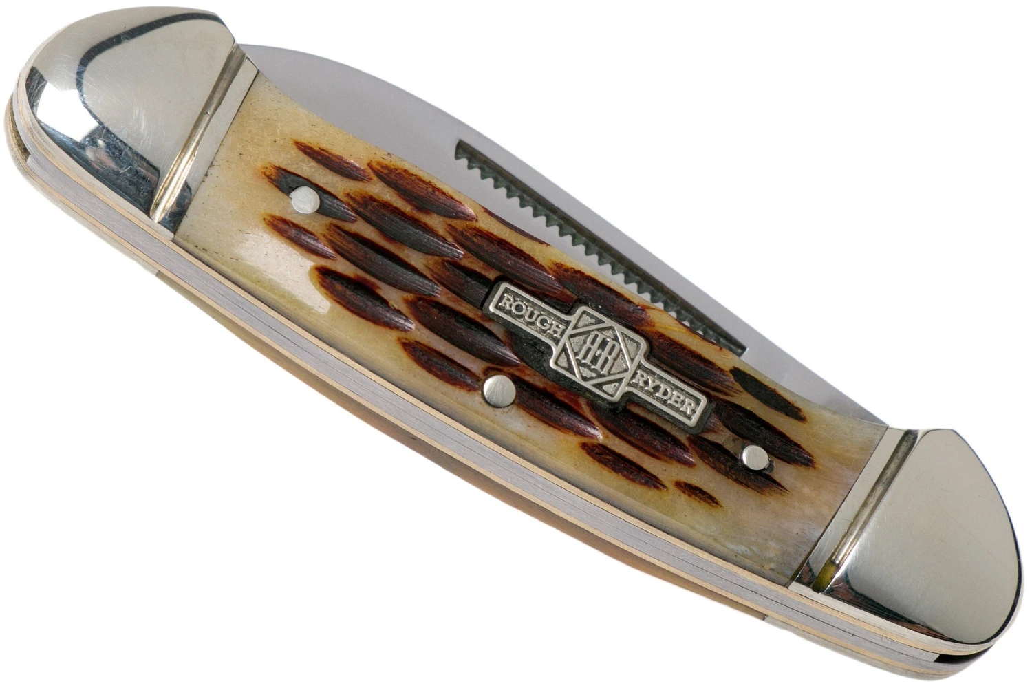 Rough Ryder Mini Canoe Amber Bone RR058 Couteau De Poche Slipjoint 6 Rough Ryder Mini Canoe Amber Bone RR058 Couteau De Poche Slipjoint – Image 4