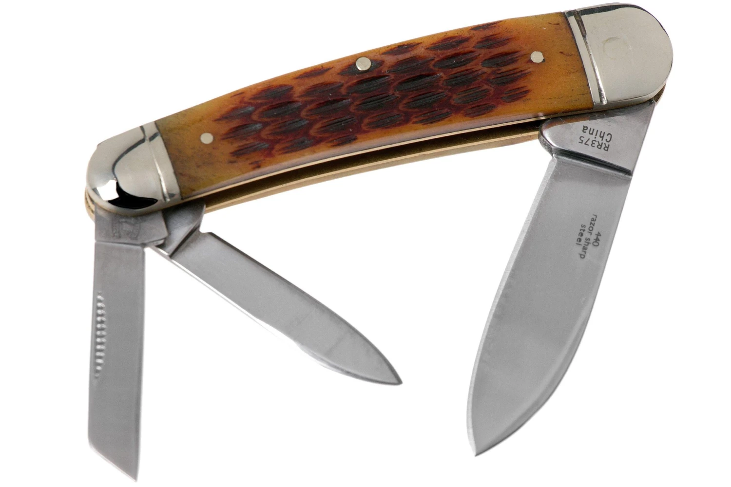 Rough Ryder Whittler Amber Bone RR375 Couteau De Poche Slipjoint 4 Rough Ryder Whittler Amber Bone RR375 Couteau De Poche Slipjoint – Image 2