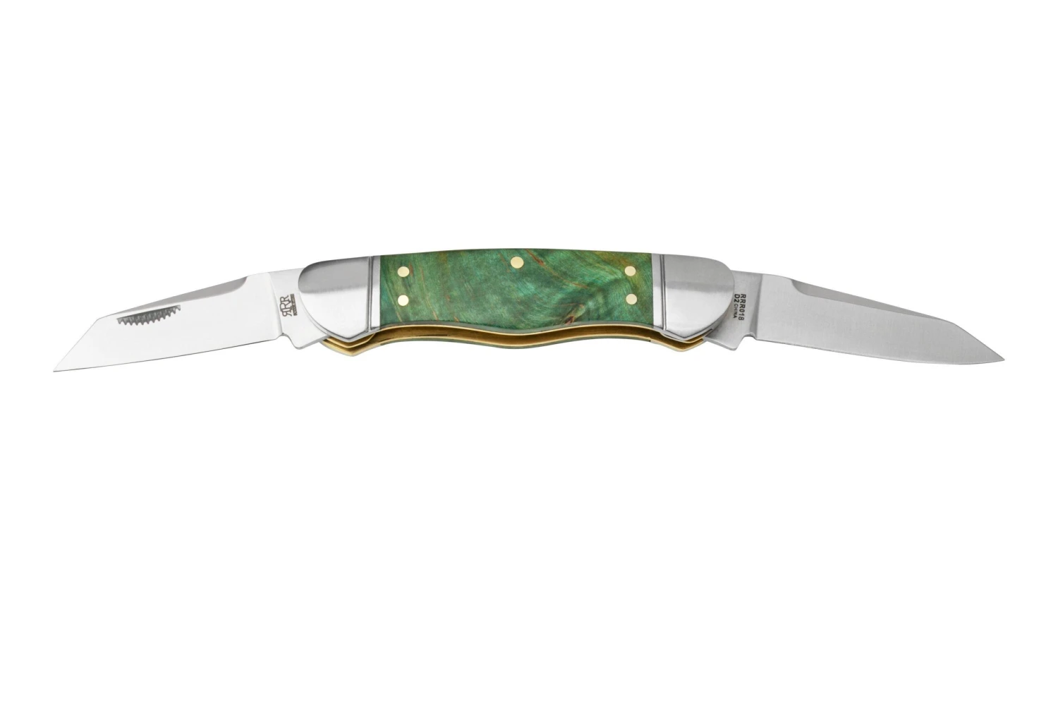 Rough Ryder Reserve Kayak D2 Stabilized Oak, RRR018 Couteau De Poche Slipjoint 4 Rough Ryder Reserve Kayak D2 Stabilized Oak, RRR018 Couteau De Poche Slipjoint – Image 2