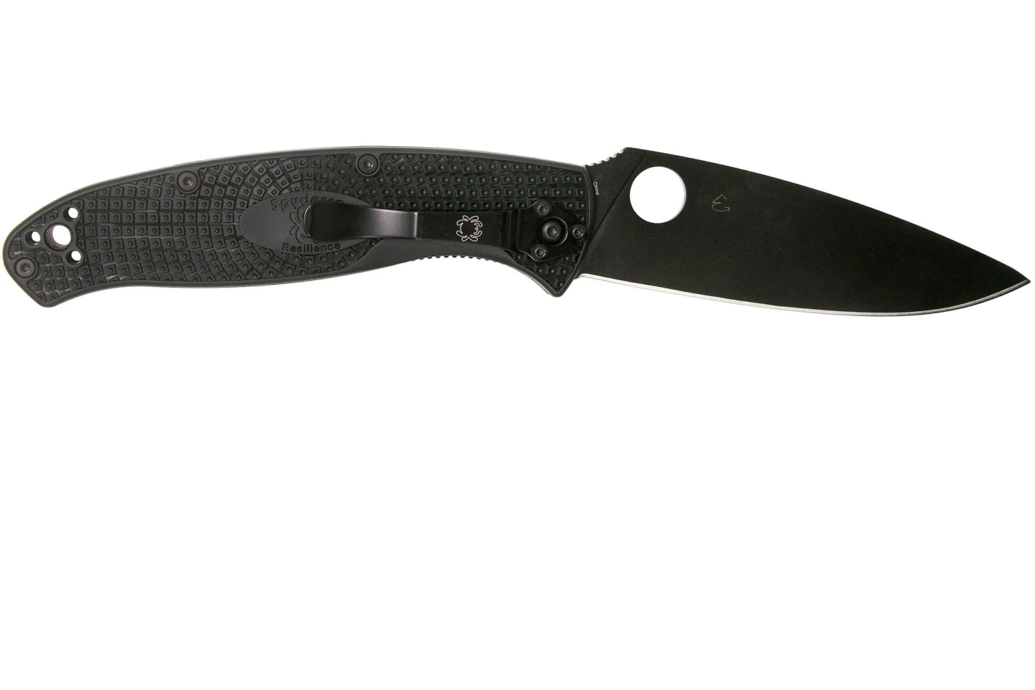 Spyderco Resilience Lightweight Black C142PBBK FRN Couteau De Poche 4 Spyderco Resilience Lightweight Black C142PBBK FRN Couteau De Poche – Image 2