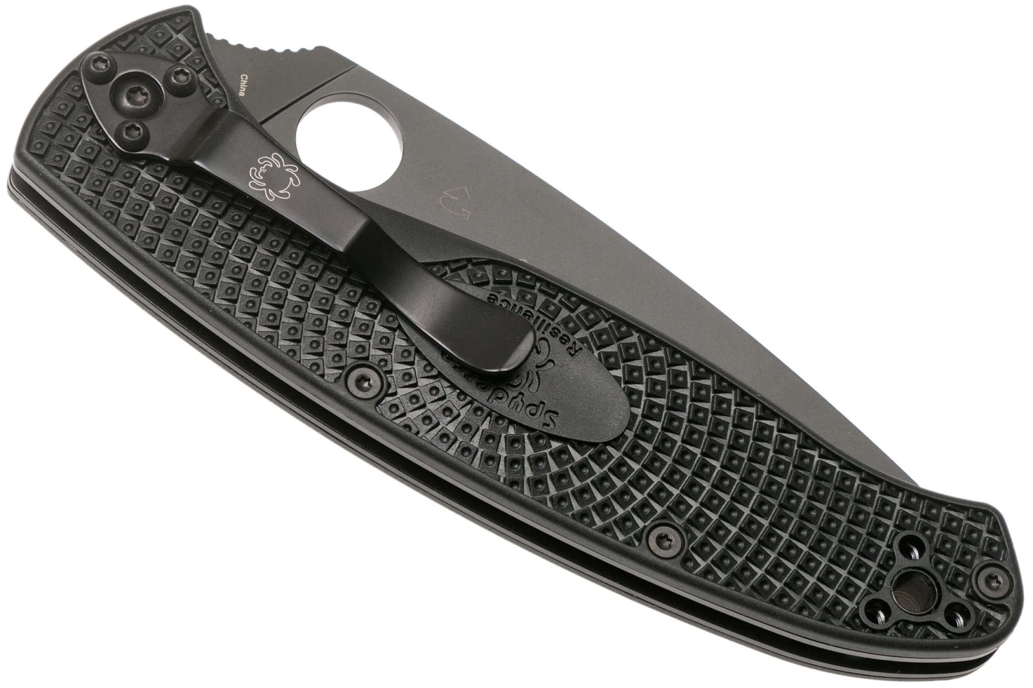 Spyderco Resilience Lightweight Black C142PBBK FRN Couteau De Poche 6 Spyderco Resilience Lightweight Black C142PBBK FRN Couteau De Poche – Image 4