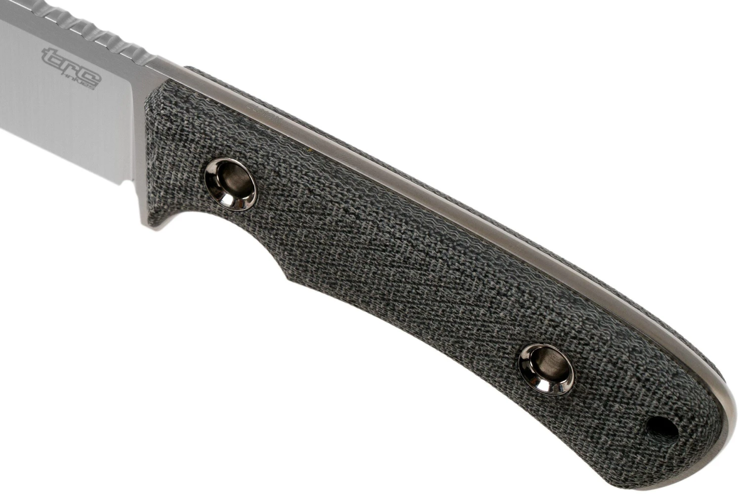 TRC Knives South Pole, Elmax, Black Canvas Micarta, Couteau De Survie 7 TRC Knives South Pole, Elmax, Black Canvas Micarta, Couteau De Survie – Image 5