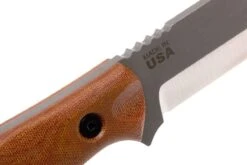 TOPS Knives B.O.B. Fieldcraft 154CM Tan Canvas Micarta BROS-154-TC -Couteausuisse Magasin TK BROS 154 TC 05 tops knives tk bros 154 tc 05