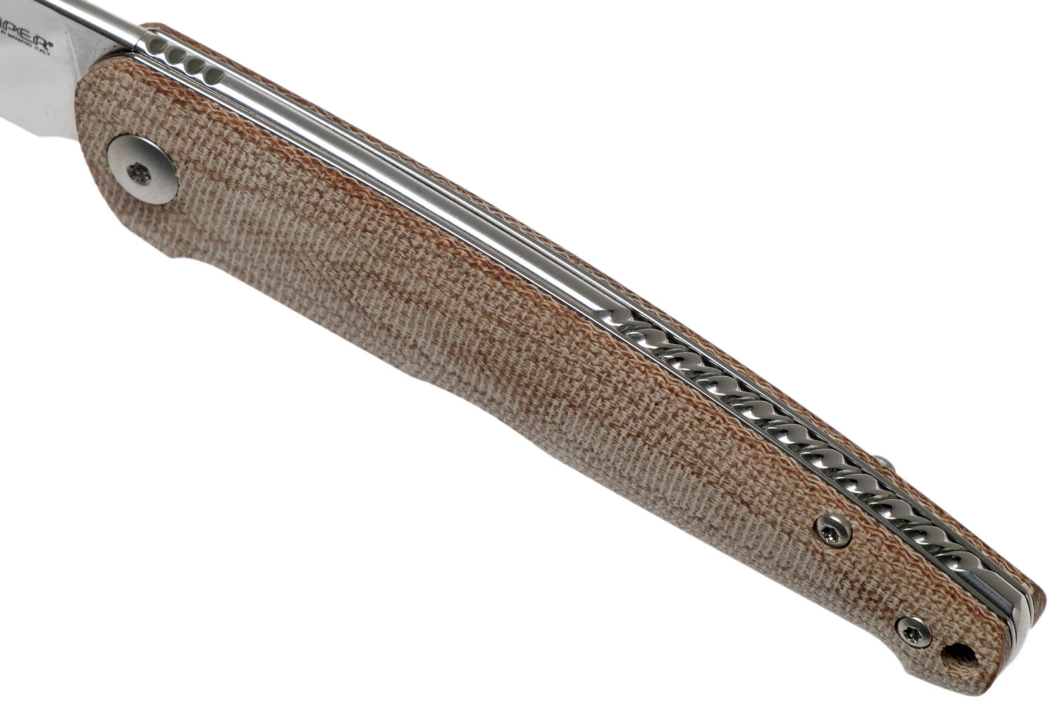 Viper Key V5976CN Natural Canvas Micarta Couteau De Pohce, Jesper Voxnaes Design 9 Viper Key V5976CN Natural Canvas Micarta Couteau De Pohce, Jesper Voxnaes Design – Image 7