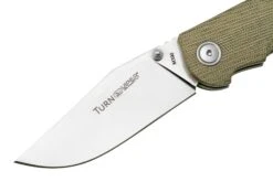 Viper Turn V5988CG Green Canvas Micarta Couteau De Poche, Fabrizio Silvestrelli Design -Couteausuisse Magasin VPV5988CG 03 viper