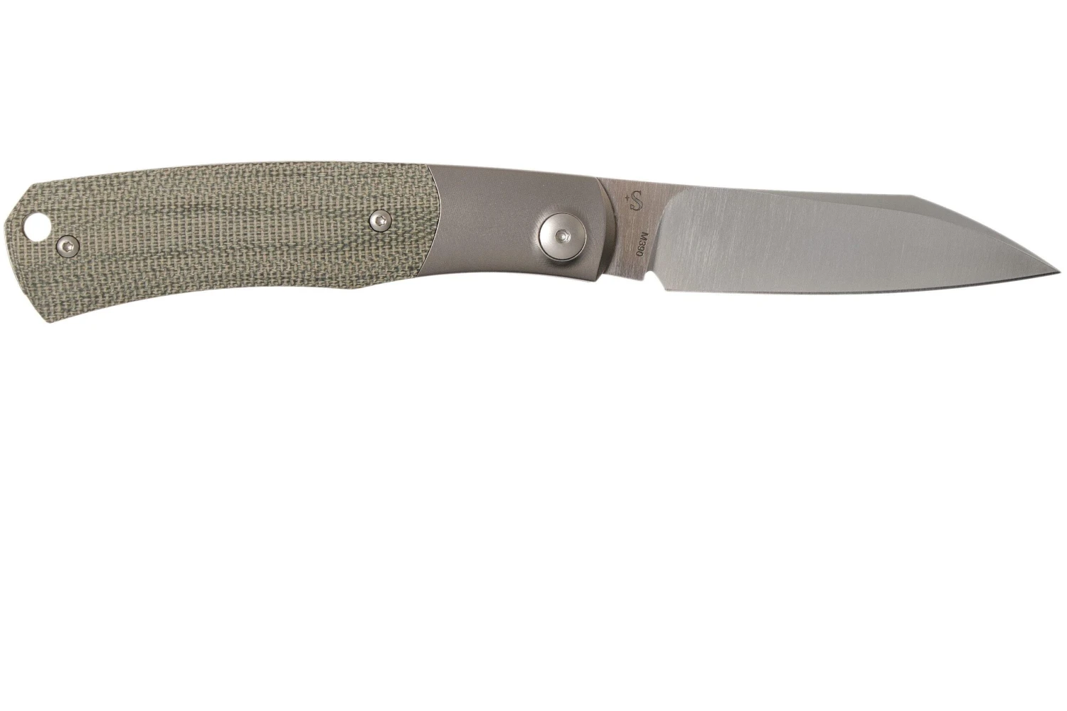 Viper Hug V5992CG Green Canvas Micarta Couteau De Poche, Sacha Thiel Design 4 Viper Hug V5992CG Green Canvas Micarta Couteau De Poche, Sacha Thiel Design – Image 2