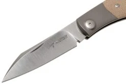 Viper Hug V5992CN Natural Canvas Micarta Couteau De Poche, Sacha Thiel Design -Couteausuisse Magasin VPV5992CN 03 viper