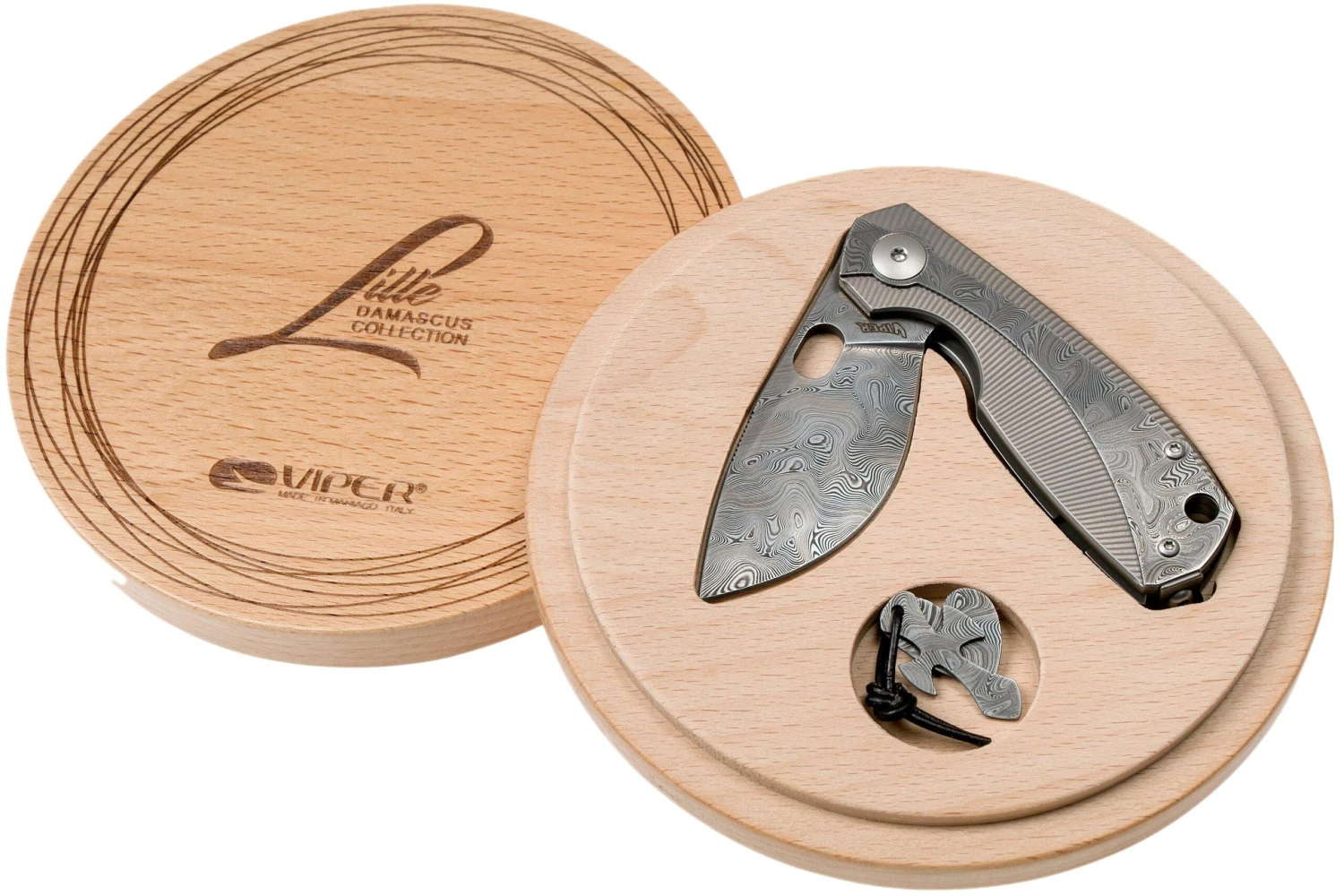 Viper Lille Damasco VA5964Ti Couteau De Gentleman Avec Coffret En Bois 12 Viper Lille Damasco VA5964Ti Couteau De Gentleman Avec Coffret En Bois – Image 10