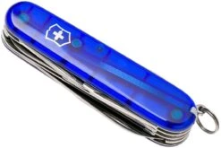 Victorinox Huntsman Bleu Transparent 1.3713.T2 Couteau Suisse -Couteausuisse Magasin VT1 3713 T2 05 victorinox vt1 3713 t2 05