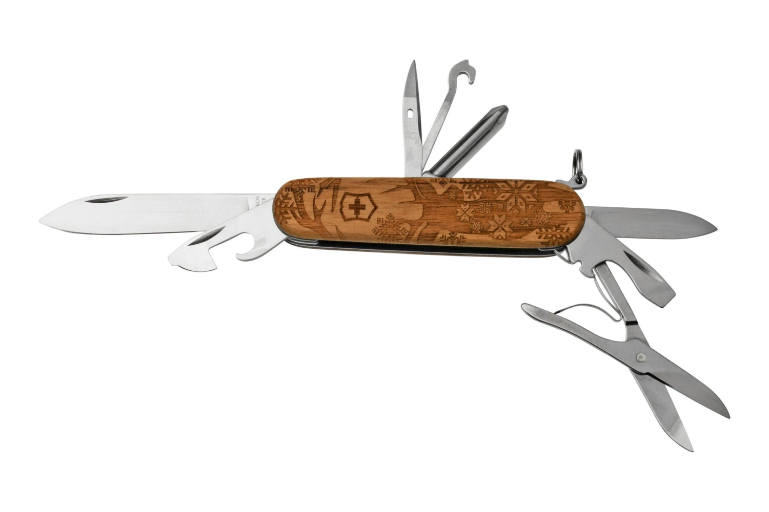 Victorinox Super Tinker Wood 1-4701-63E1 Winter Magic 2022 Special Edition, Couteau Suisse 3 Victorinox Super Tinker Wood 1-4701-63E1 Winter Magic 2022 Special Edition, Couteau Suisse