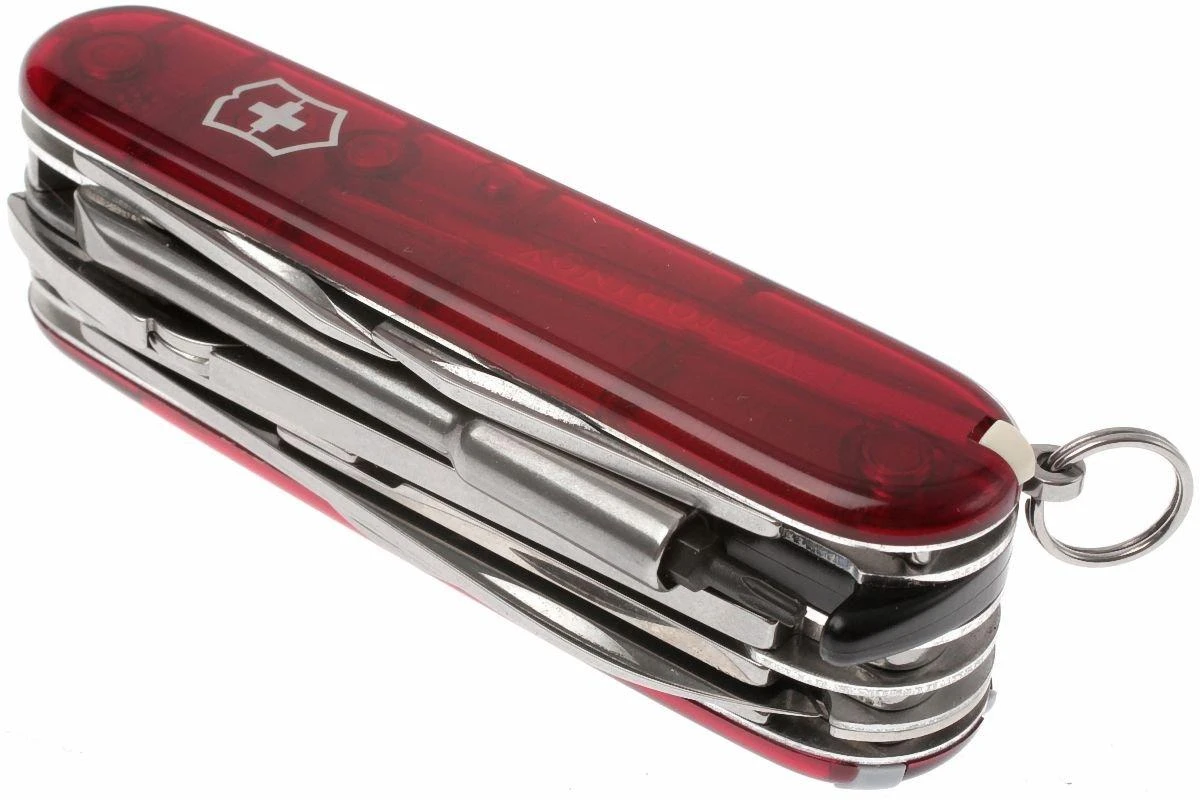 Victorinox CyberTool, Rouge Transparent 1.7725.T, Couteau Suisse Avec 34 Fonctions 10 Victorinox CyberTool, Rouge Transparent 1.7725.T, Couteau Suisse Avec 34 Fonctions – Image 8