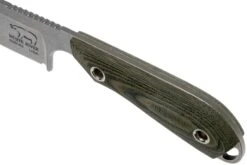 White River Knives M1 Caper Black & OD Linen Micarta Couteau à Lame Fixe, étui Kydex -Couteausuisse Magasin WRCPR LBO 05 white river knives