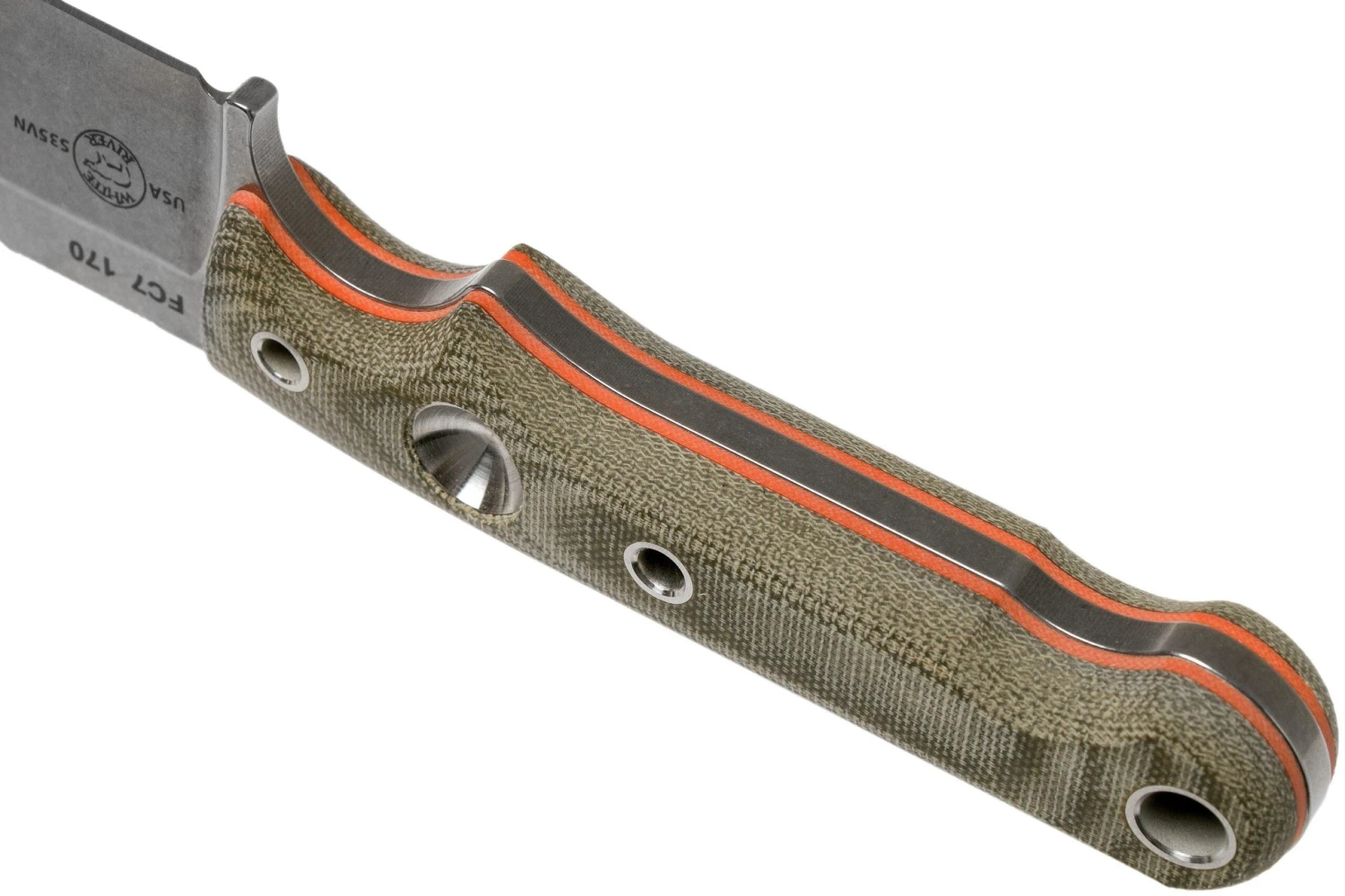 White River Knives FC7 Firecraft Couteau De Survie, étui Kydex Avec Pierre à Feu 6 White River Knives FC7 Firecraft Couteau De Survie, étui Kydex Avec Pierre à Feu – Image 4