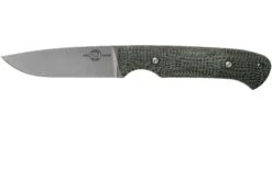 White River Knives Hunter Black Burlap Micarta Couteau De Chasse, Owen Baker Jr. Design